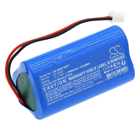 Bsc Preferred SCANGRIP VEGA 1500 C+R 03.5451 Flashlight Replacement Battery CS-SGR150FT